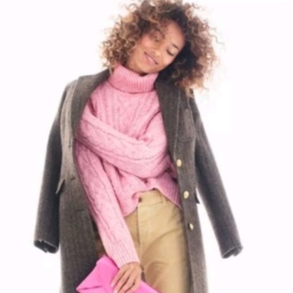 J. Crew | Sweaters | J Crew Pink Chunky 